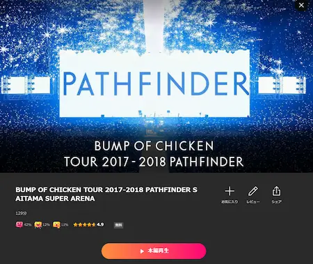 BUMP OF CHICKEN TOUR 2017-2018 PATHFINDER